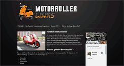 Desktop Screenshot of motorroller-links.de