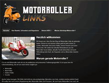 Tablet Screenshot of motorroller-links.de